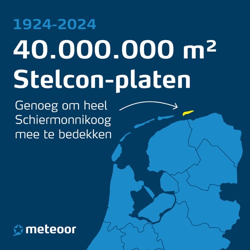 Een Schiermonnikoog van Stelcon-platen