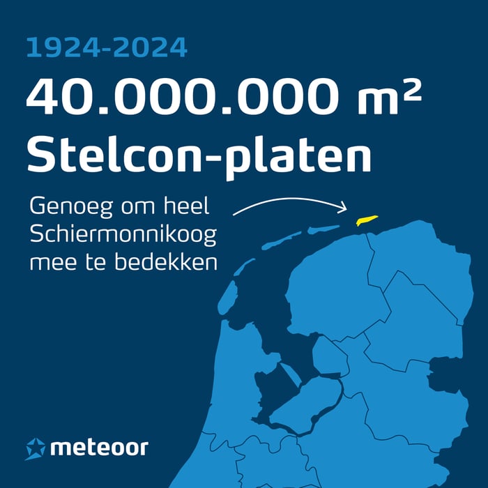 Een Schiermonnikoog van Stelcon-platen