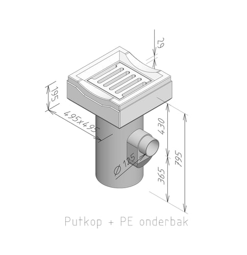 Stelcon zandvangput bij M-open goot