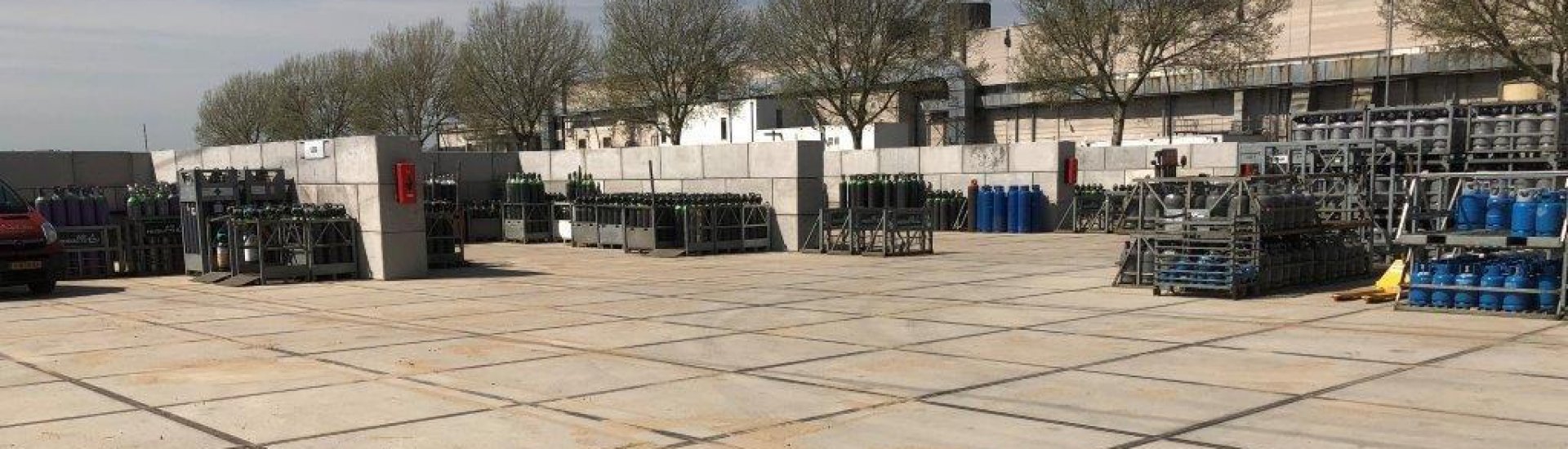 Stelcon betonplaten voor bedrijfsterrein Tramex in Nijmegen