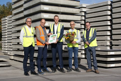 CSC-goud voor betonfabriek B.V. De Meteoor