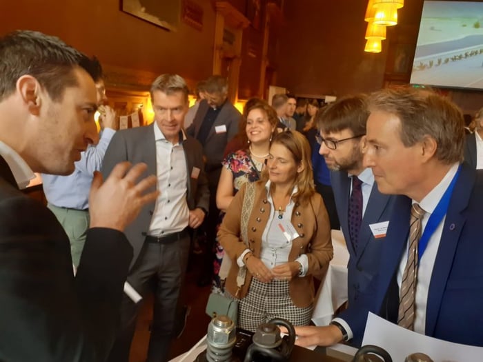 De Meteoor presenteerde CO2-vriendelijke dwarsliggers tijdens Connecting Europe Express