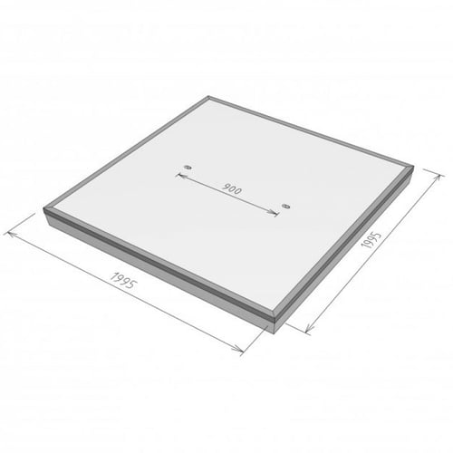 Stelcon aanrijdplaat met hoeklijn, 16 cm