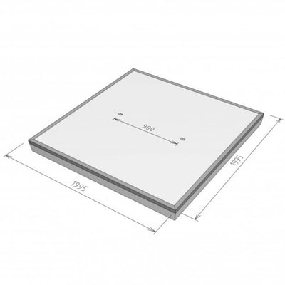 Stelcon A-plaat met hoeklijn, 16 cm