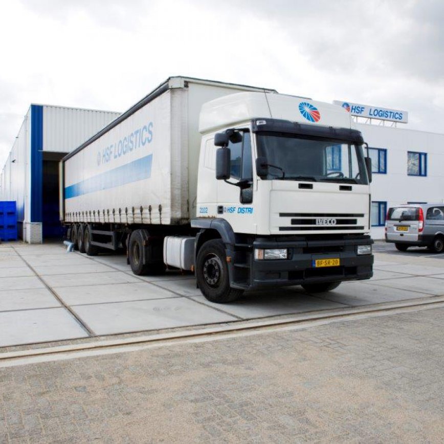 Stelconplaten bij HSF Logistics 